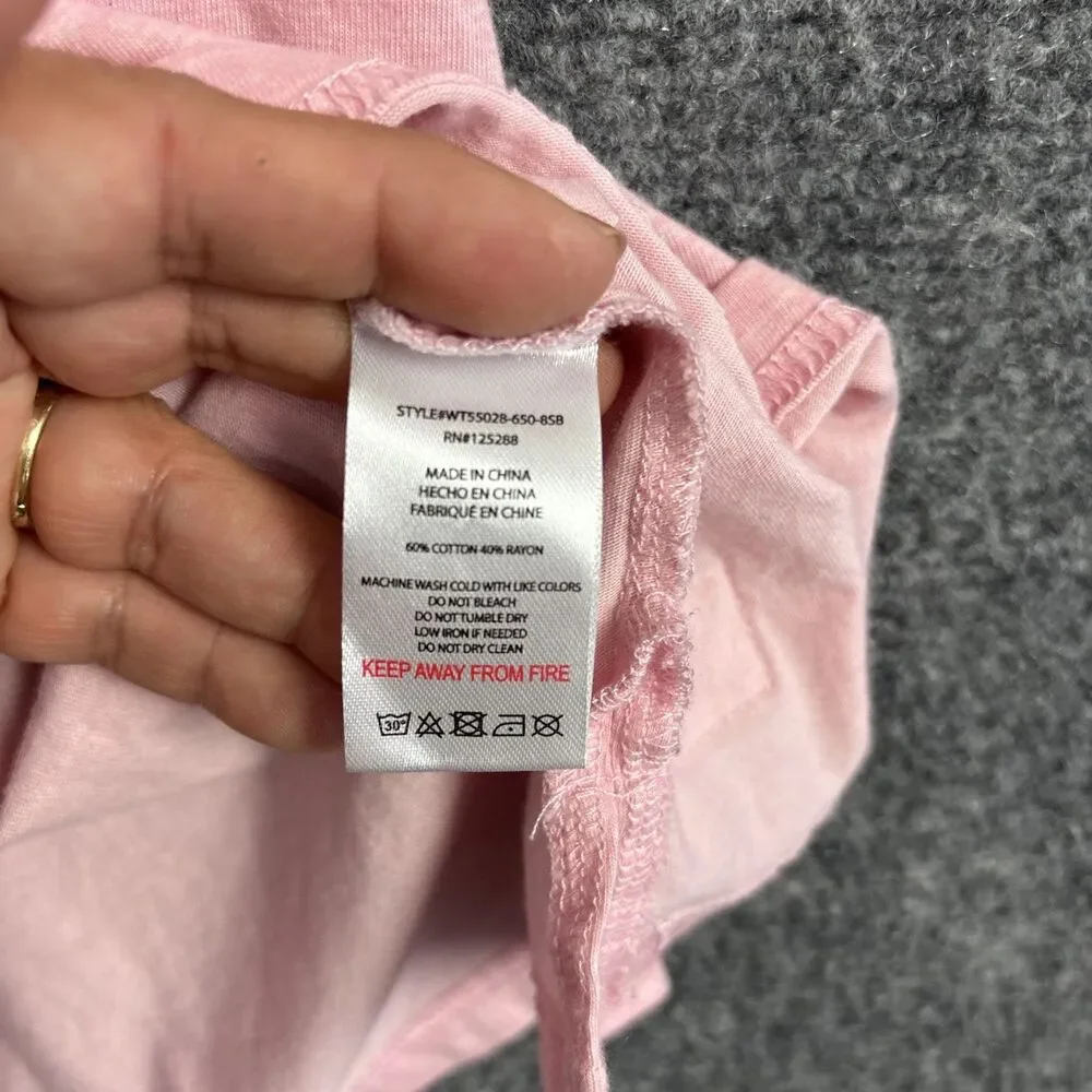 Life is Good girls dress Size M Pink Tee Pajama Casual
